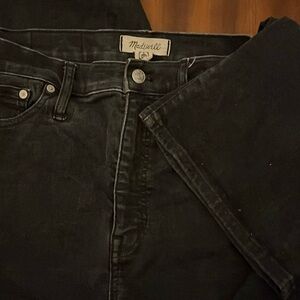 Madewell Skinny-Flare Black Denim Jeans 31